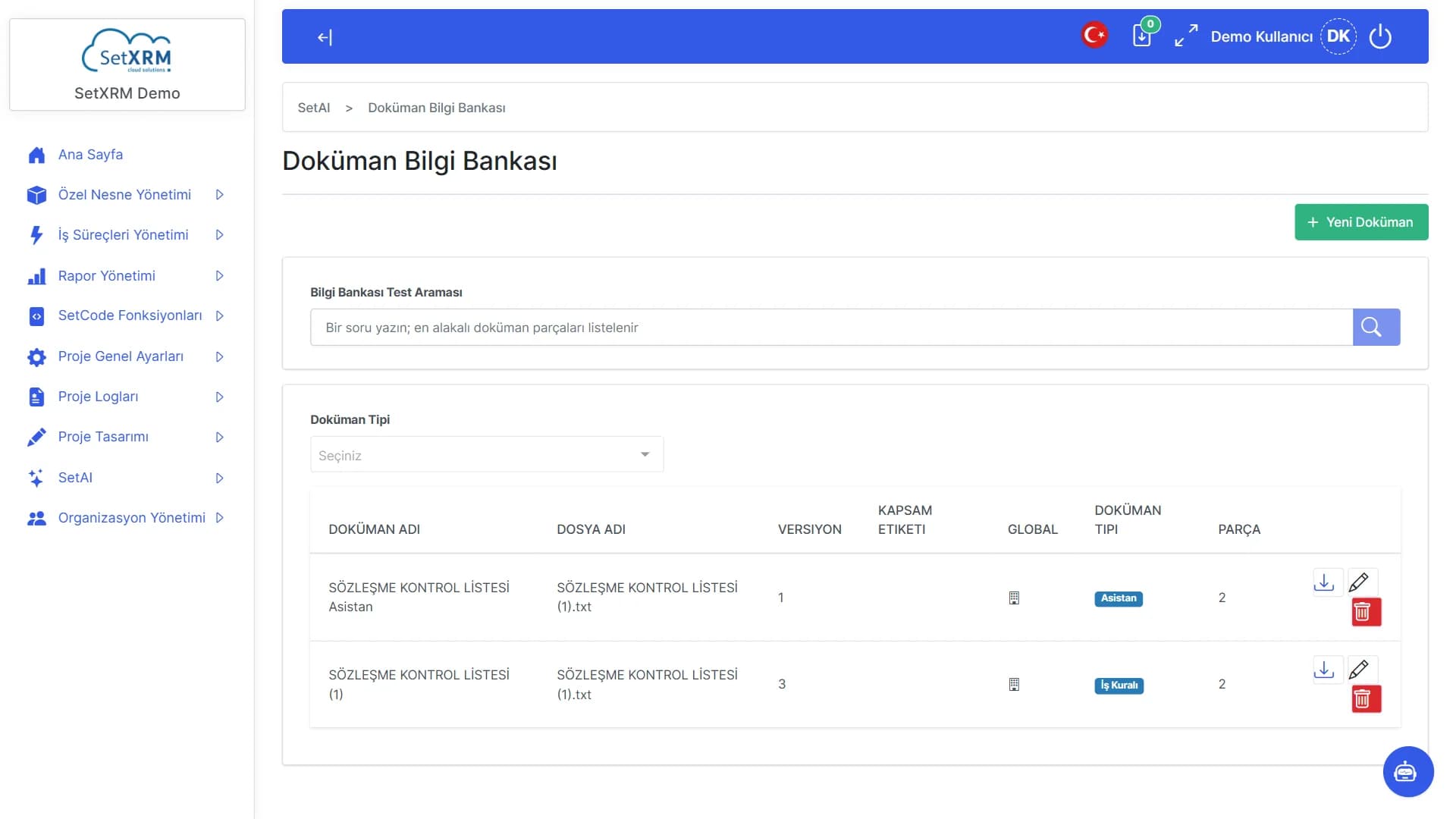 Doküman Bilgi Bankası